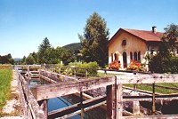 Schleuse am Ludwig-Kanal