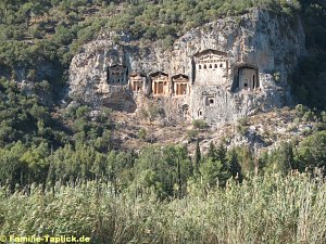 Felsengr&auml;ber bei Dalyan