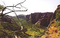 Aussicht vom Kletterfelsen