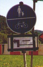 Radweg-Umleitung