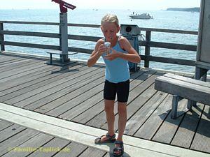 Softeis in der Sonne ist eine ziemliche Sauerei