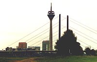 Silhouette von Düsseldorf