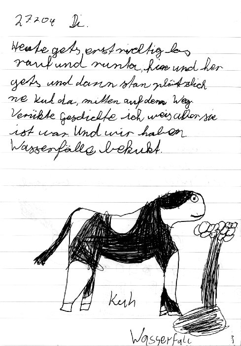 Carolins Tagebuch Seite 2